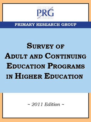 cover image of The Survey of Adult & Continuing Education Programs in Higher Education